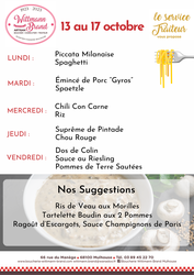 SUGGESTIONS DE LA SEMAINE Wittmann Brand