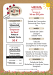 Menu du jour Wittmann Brand LE RESTO