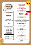 Menu du jour Wittmann Brand LE RESTO