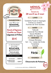 Menu du jour Wittmann Brand LE RESTO