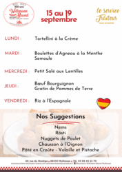SUGGESTIONS DE LA SEMAINE Wittmann Brand