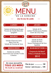 Menu du jour Wittmann Brand LE RESTO